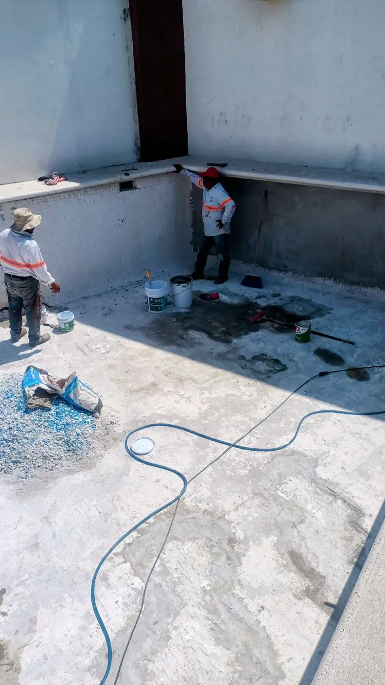 Pool surface preparation