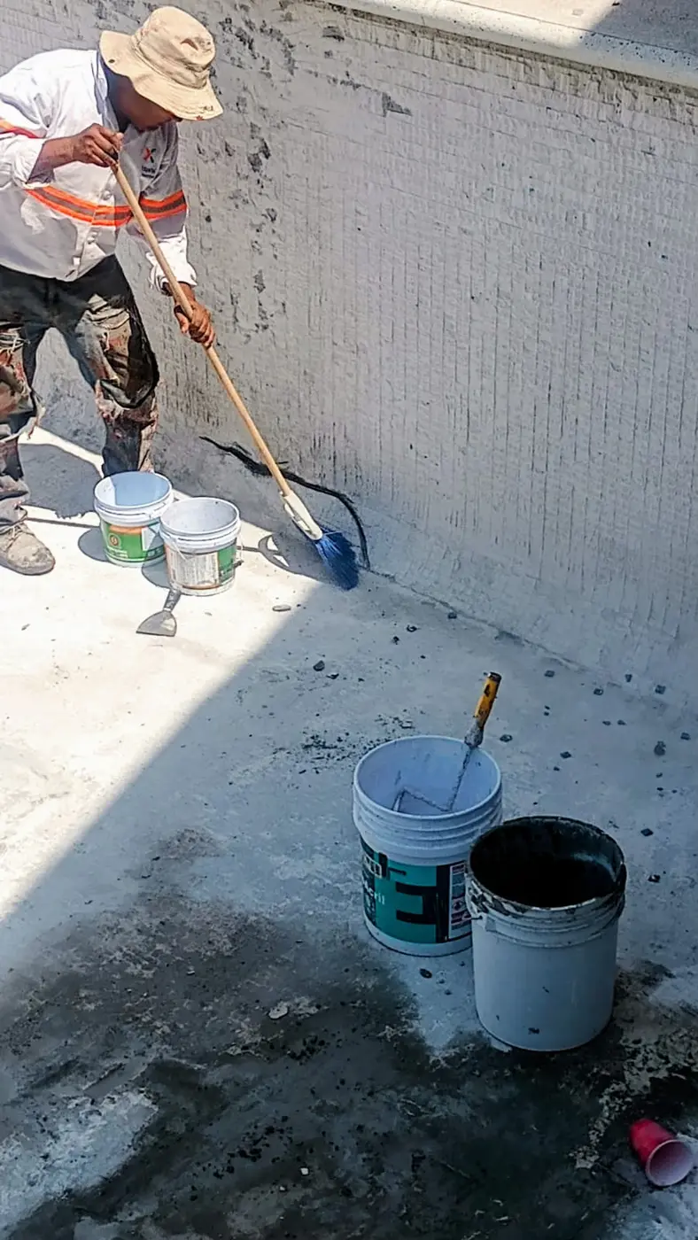 Pool coating application