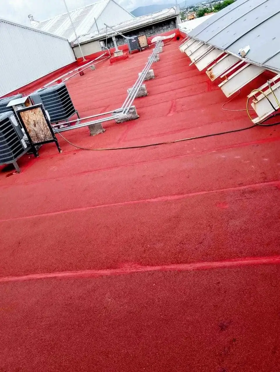 Impermeabilización en techo industrial en Cuernavaca